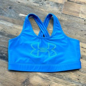 Under Armor blue sports bra